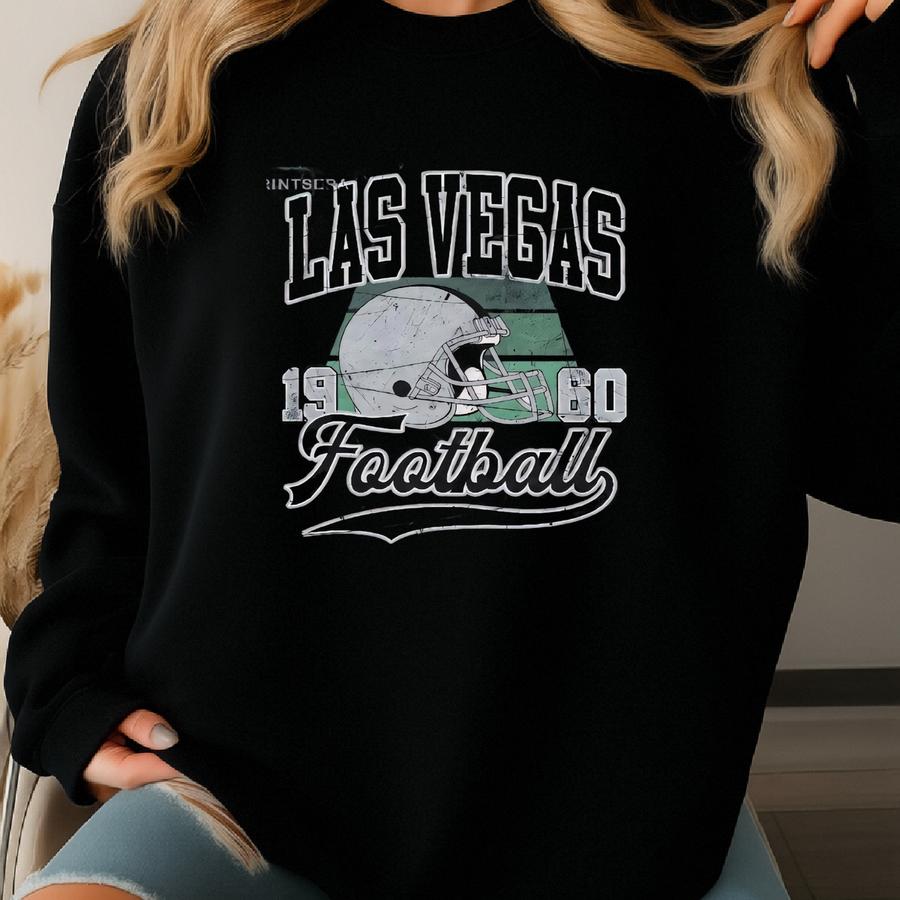 Las Vegas Football Vintage Style Mineral Wash Crewneck T-shirt,retro Las Vegas Football Shirt,las Vegas Football Christmas Gift Fse14 Sweatshirt