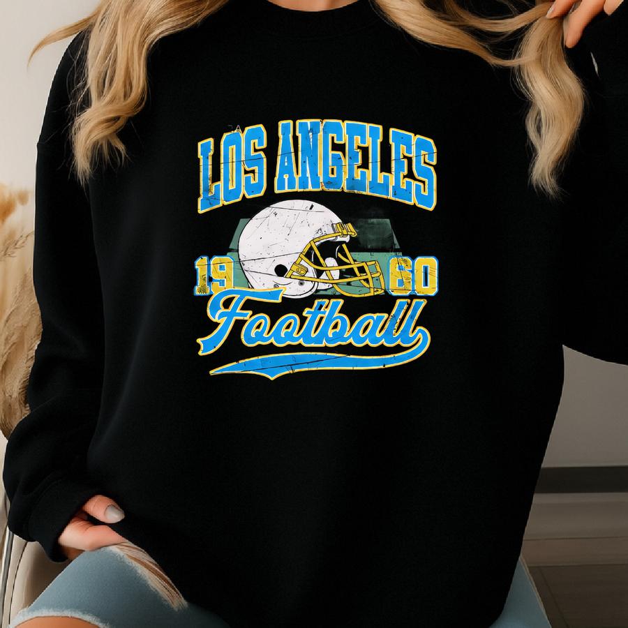 Los Angeles Football Vintage Style Mineral Wash T-shirt,los Angeles Football Crewneck,los Angeles Football T-shirt Fan Gift Fse29 Sweatshirt