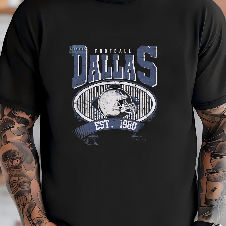 Football Vintage Style Mineral Wash Hoodie, Football Shirt,cowboy Hoodie, Shirt,football Shirt, Fans Far1 T-shirt