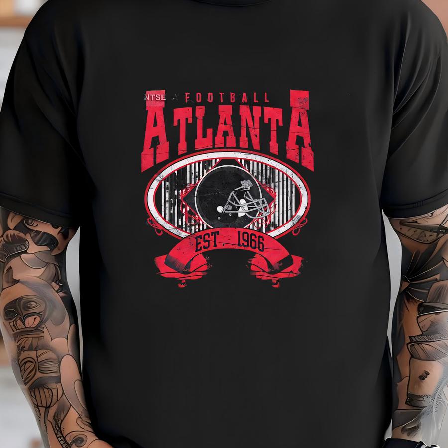 Atlanta Football Vintage Style Mineral Wash Hoodie,atlanta Football Shirt,atlanta Football Hoodie,sunday Football Far17 T-shirt