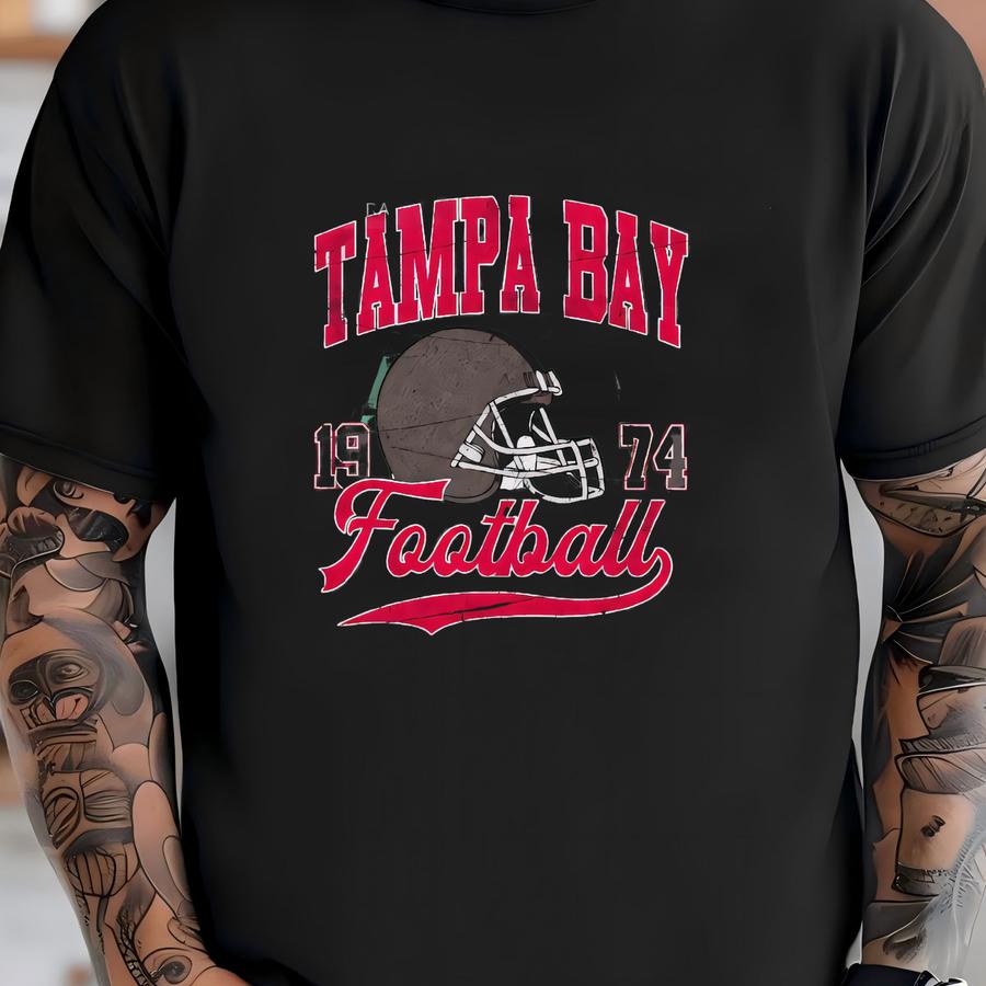 Tampa Bay Football Vintage Style Mineral Wash Hoodie, Tampa Bay Football Hoodie, Football Shirt, Sunday Football Fse26 T-shirt