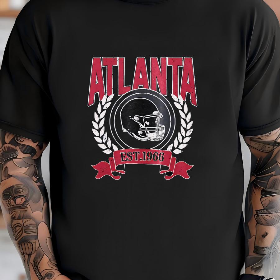 Atlanta Football Vintage Style Sweatshirt,atlanta Football Shirt,atlanta Football Sweatshirt,sunday Football Fvd17 T-shirt