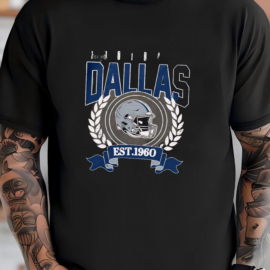 Football Vintage Style Hoodie, Football Shirt,cowboy Hoodie, Shirt,football Shirt, Fans Fvd1 T-shirt