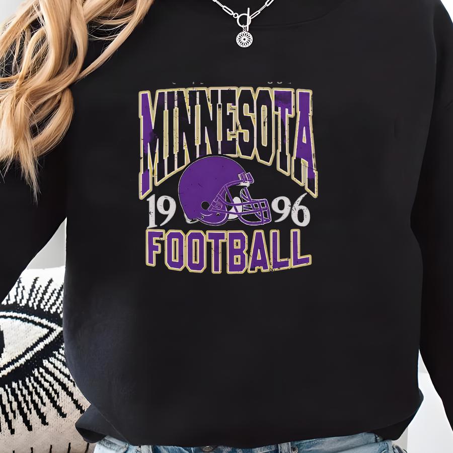 Minnesota Football Sweatshirt T-shirt, The Vikes Sweatshirt, Vintage Minnesota Football Crewneck, Viking Crewneck, Minnesota Fan Gift Fdr19 Sweatshirt