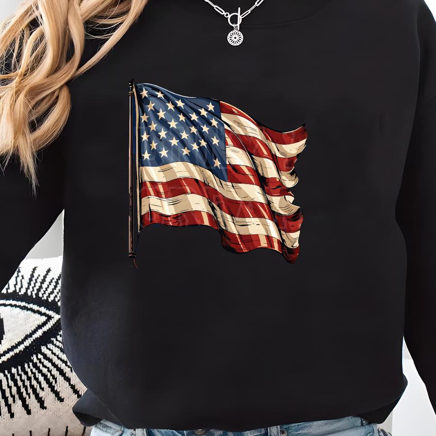 Rejecting Kings Since 1776 Protest Png, Pro Garden Flag, Freedom, Liberty, Self Governance, Anti Authoritarianism Png Sweatshirt