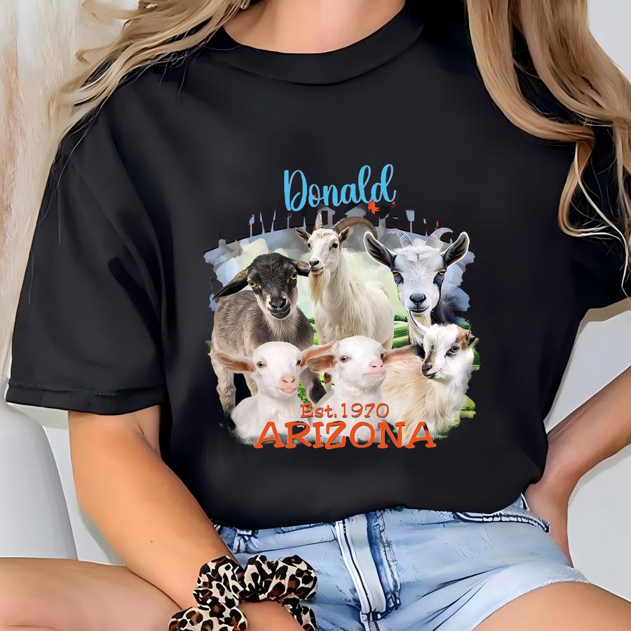 Custom Goats Shirts Vintage Bootleg Tee, Farm Matching Family Shirt, Goat Lover Shirt, Cute Goat Shirt, Farm Animal Shirt, Farmer Family Tee T-shirt