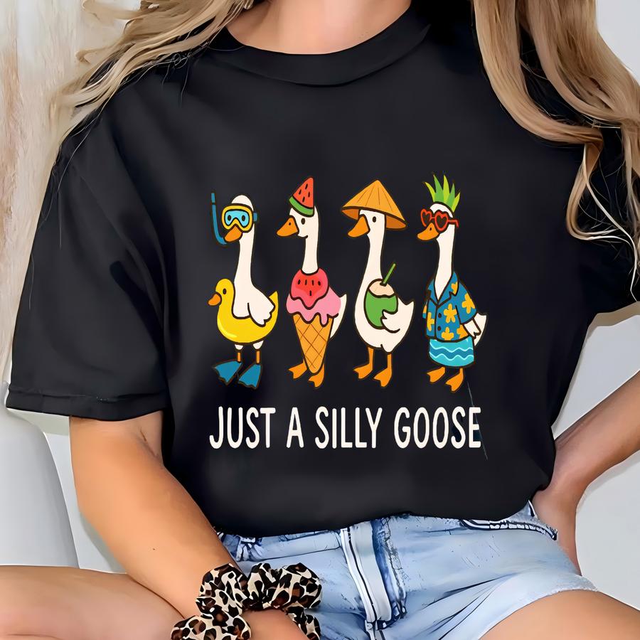 Silly Goose Shirt: Funny Graphic Tee T-shirt