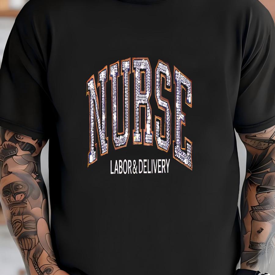 Nurse Crewneck/ And Rhinestone, Custom For Nurse/gift For Nurse/custom Nurse Or Healthcare Worker Present/rn Crewneck T-shirt