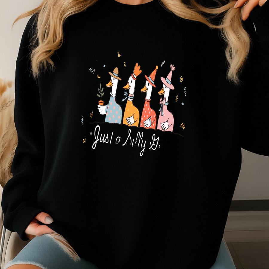 Silly Goose Shirt: Funny Graphic Tee Sweatshirt