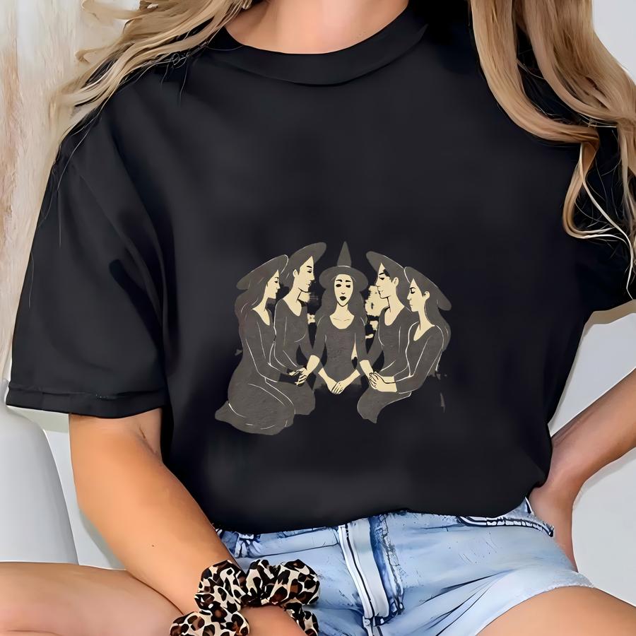 Vintage Girls Will Be Girls Witch ® Shirt, Funny Witch Vintage Shirt, Vintage Halloween Women Shirt, Witchy Vibes Ouija Shirt T-shirt