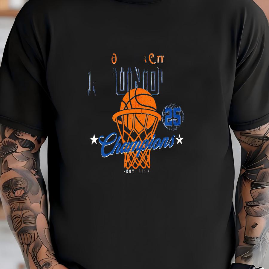 Oklahoma City Okc Thunder Champions Tee Shirt T-shirt