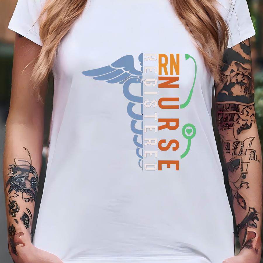 Custom Name Registered Nurse Shirt: Healthcare Appreciation Shirt T-shirt