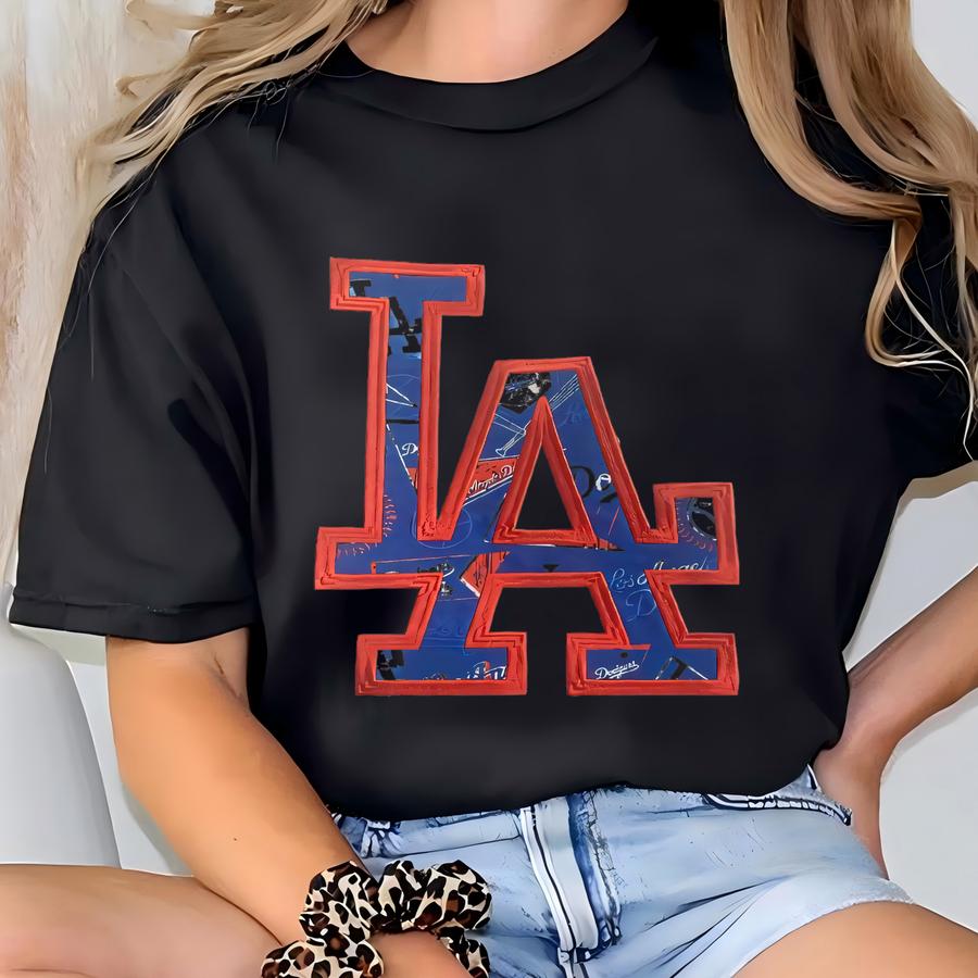 La Baseball Team For Baseball Sweatshirt For Baseball Lovers Sweatshirt For Birthday Gift For Him Or Her Official Licensed La Dodgers Fabric T-shirt