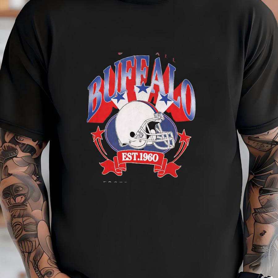 Vintage Style Hoodie, Buffalo Bill Hoodie, Bill Hoodie, Bills Football, Buffalo New York, Buffalo Fan Gift Fwp15 T-shirt