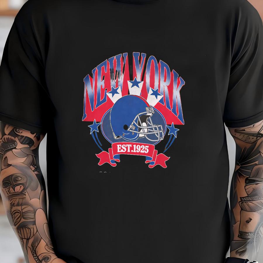 Giant Vintage Style Hoodie,new York Football Crewneck,ny Giant Hoodie,new York Football Tshirt,new York Fan Gift Fwp9 T-shirt