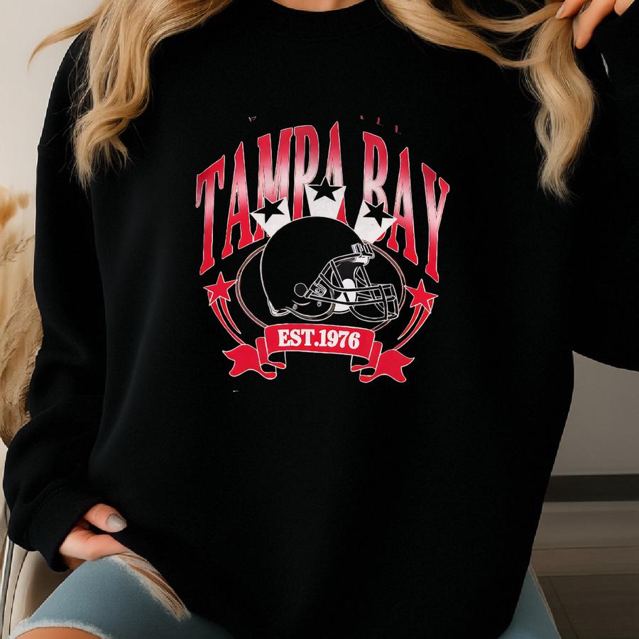 Tampa Bay Football Vintage Style T-shirt, Tampa Bay Football T-shirt, Football Shirt, Sunday Football Fwp26 Sweatshirt
