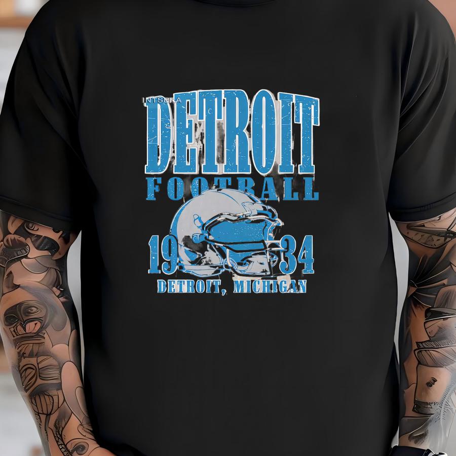 Detroit Football Vintage Style Hoodie, Detroit Football Tee, Detroit Football Shirt,detroit Sweater,sunday Football Fsm18 T-shirt