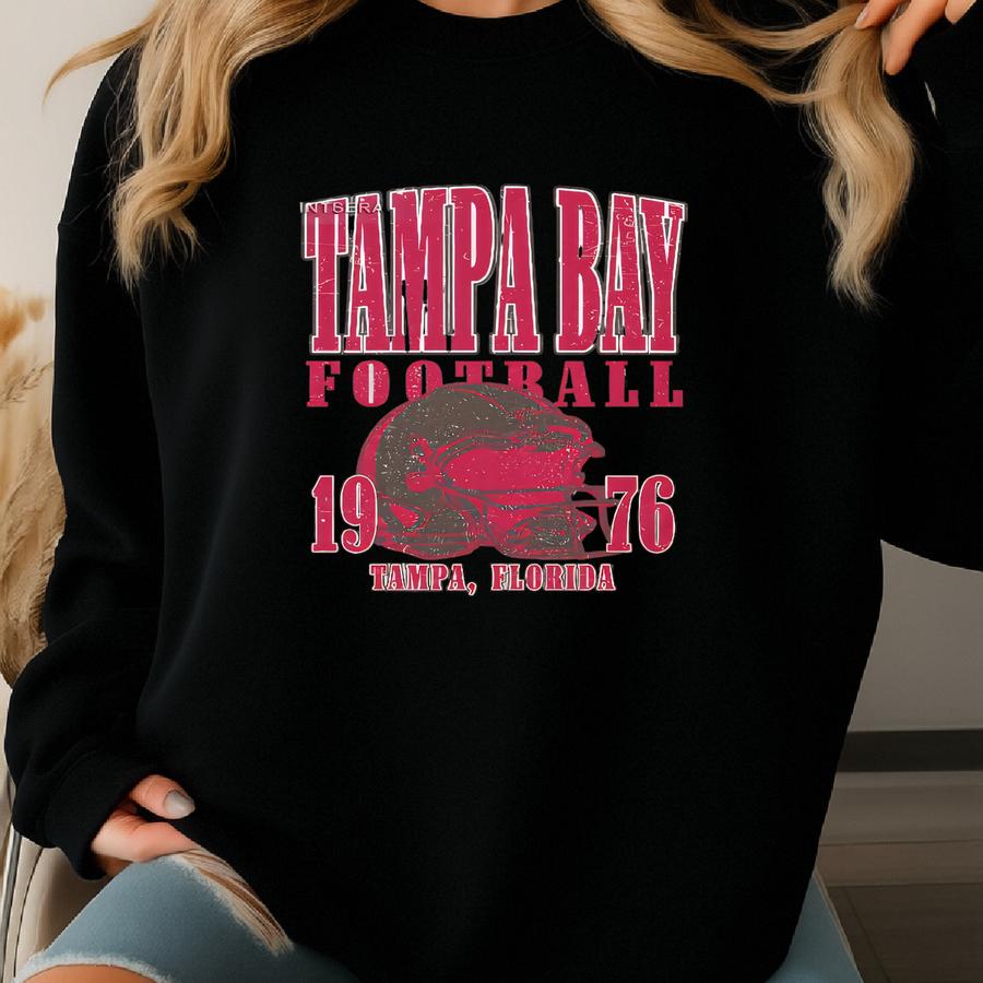 Tampa Bay Football Vintage Style T-shirt, Tampa Bay Football T-shirt, Football Shirt, Sunday Football Fsm26 Sweatshirt