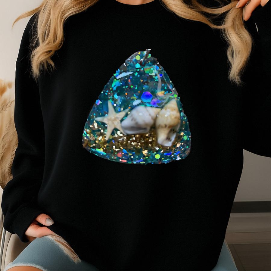 Earrings- Under The Sea, Starfish, Ss Sweatshirt