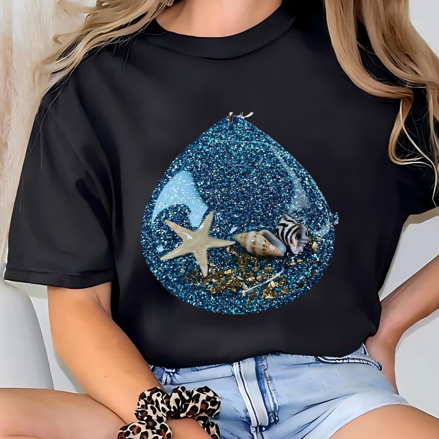 Earrings- Under The Sea, Starfish, Ss T-shirt