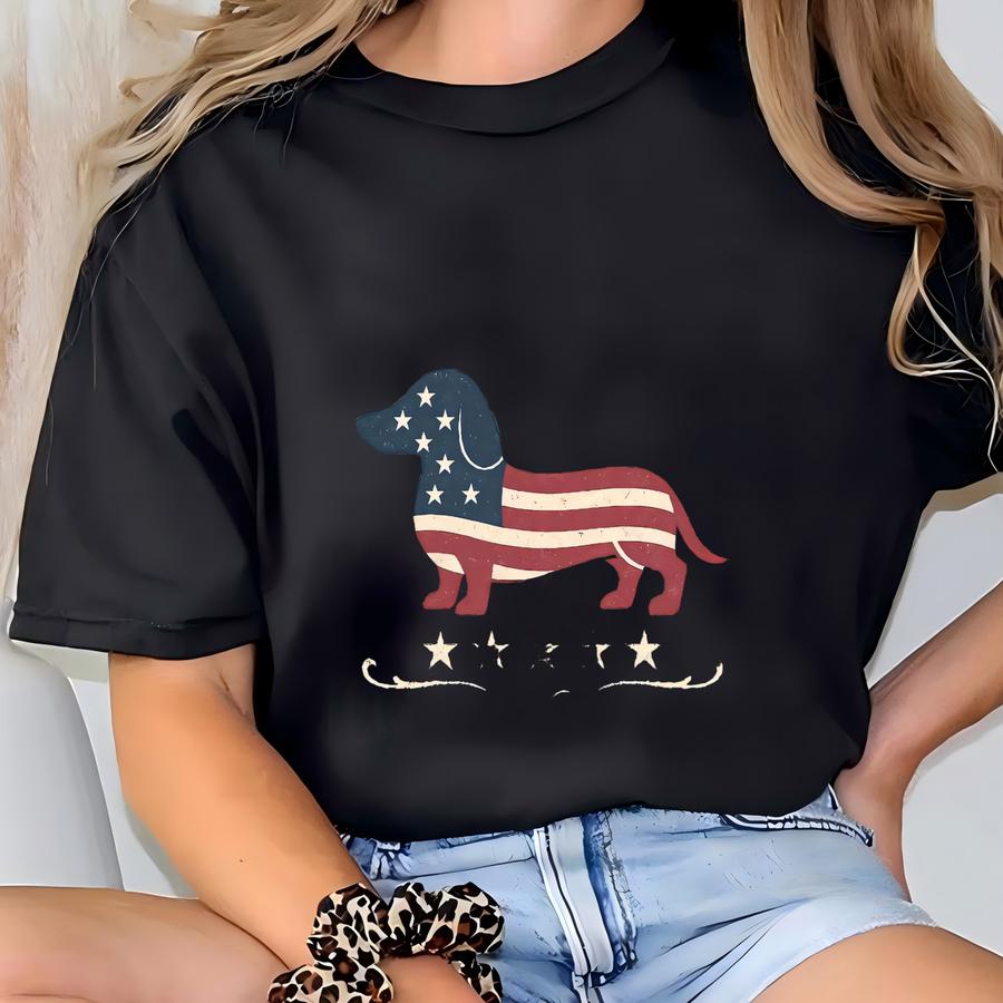 Weenie The People Shirt, 4th Of July Dachshund Shirt, American Dog Lover Shirt, Patriotic Weenie The People Shirt, 4th Of July Tee T-shirt