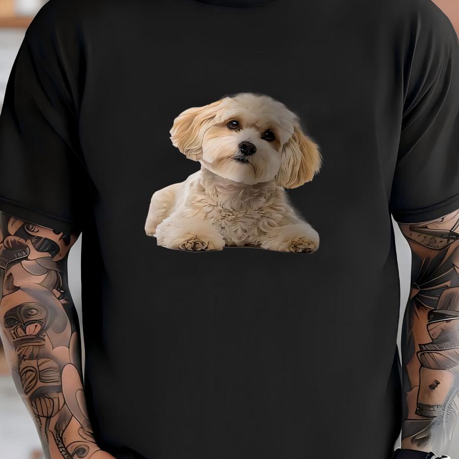 Custom Maltipoo Tee: Personalized Dog Lover Gift T-shirt