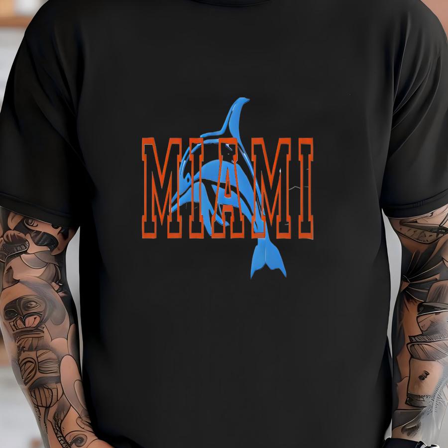 Miami Football Sweatshirt, Vintage Game Day Crewneck, Unisex Miami Fan Apparel, Football Gift, Retro Sports Sweatshirt T-shirt