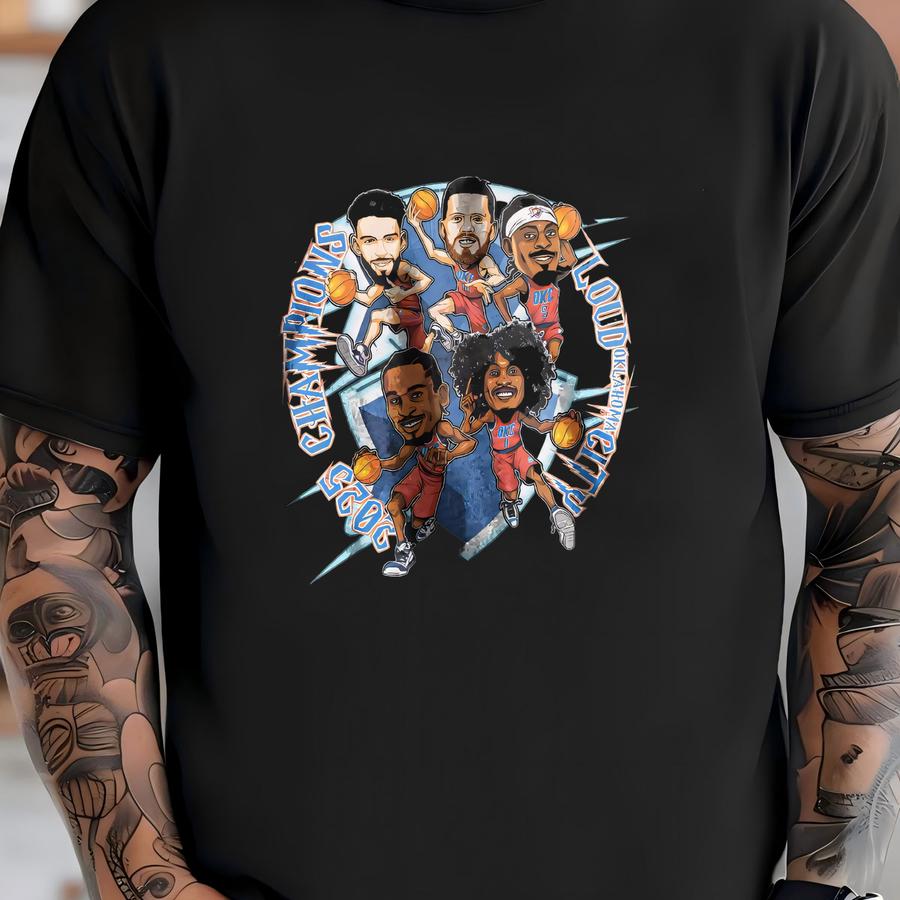 Vintage Loud City Oklahoma Basketball Champions Bootleg Hoodie T-shirt