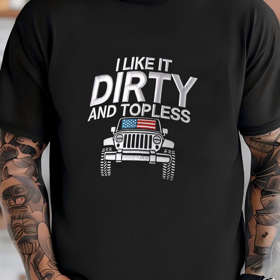 I Like It Dirty And Topless Cap,funny Hat T-shirt