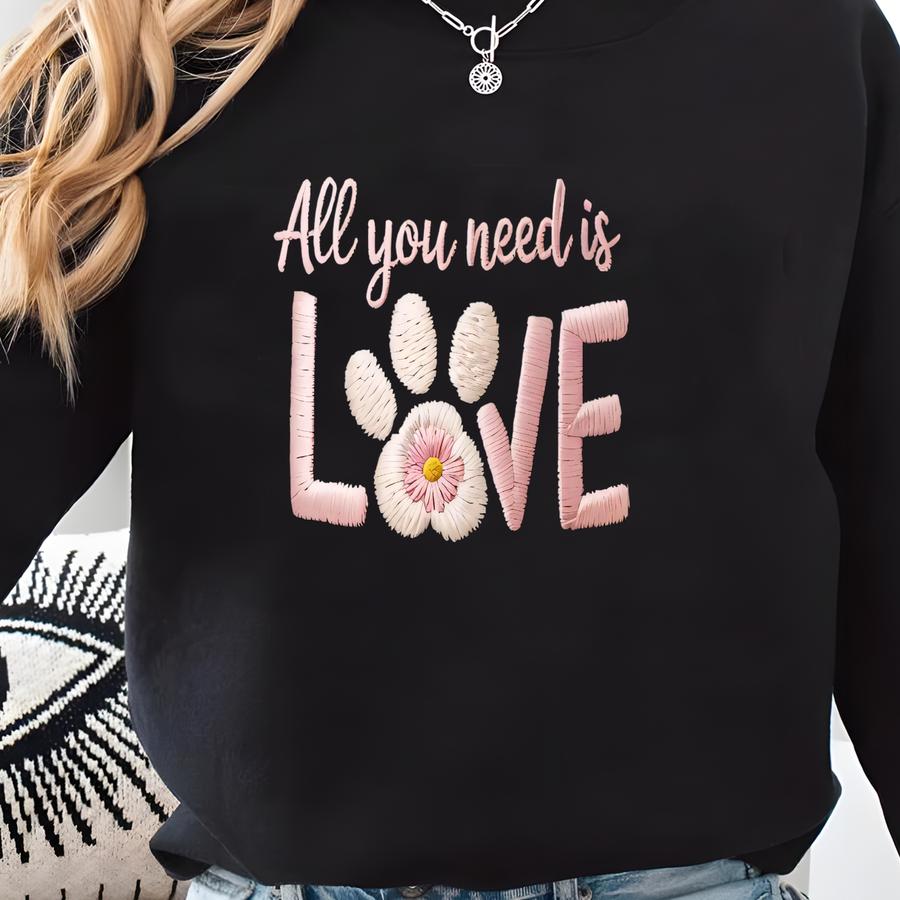 All You Need Is Love Hat-animal Love Cap Sweatshirt