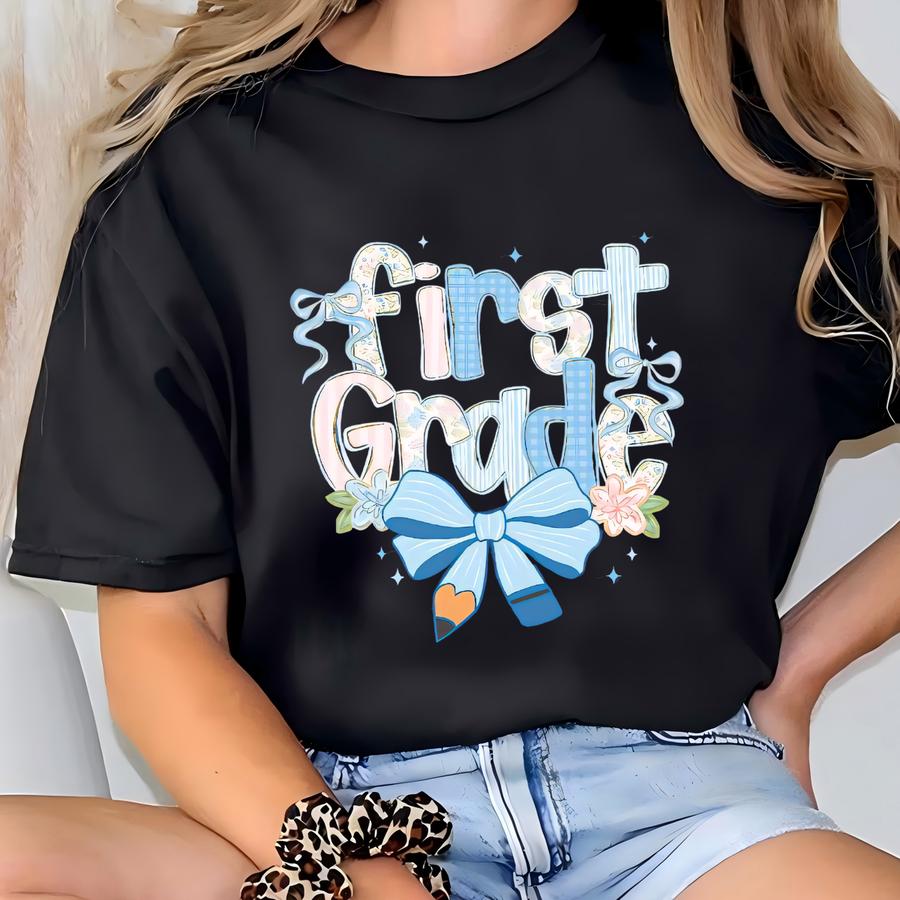 First Grade Teacher Hoodie, 1st Grade Teacher Shirt, First Grade Teacher, 1st Grade Teacher Shirt, Back To School Shirt, Custom First Grade T-shirt