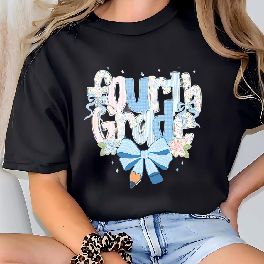 Fourth Grade Teacher Hoodie, 4th Grade Teacher Shirt, Fourth Grade Teacher, 4th Grade Teacher Shirt, Back To School Shirt, Custom Fourth T-shirt