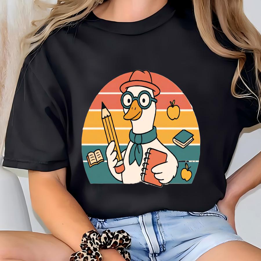 Male Teacher Hoodie, English Teacher Shirt, Substitute Teacher Hoodie, History Teacher Tshirt, Funny Goose Shirt, Male Teacher Shirt T-shirt