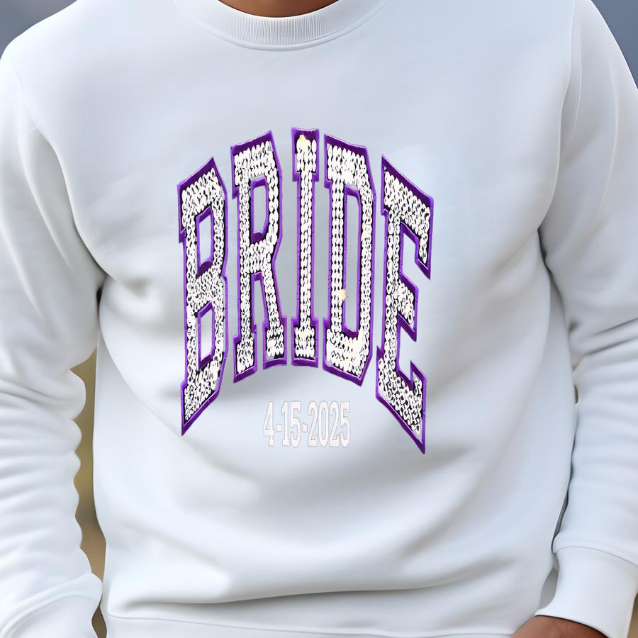 Rhinestone Bride Sweatshirt/custom Bridal Crewneck, Bachelorette Outfit,sparkle Jean Jacket/bachelorette Sweatshirt For The Bride/wedding Sweatshirt Rhinestone Bride Sweatshirt/custom Bridal Crewneck, Bachelorette Outfit,sparkle Jean Jacket/bachelorette Sweatshirt For The Bride/wedding Sweatshirt