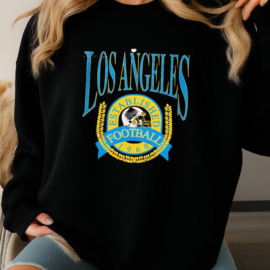 Los Angeles Football Vintage Style T-shirt,los Angeles Football Crewneck,los Angeles Football T-shirt Fan Gift Fyj29 Sweatshirt
