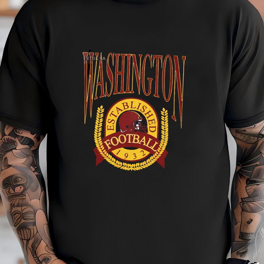 Washington Football Vintage Style Hoodie,washington Crewneck Commander Sweater,washington Fan Gift,washington Shirt Fyj27 T-shirt