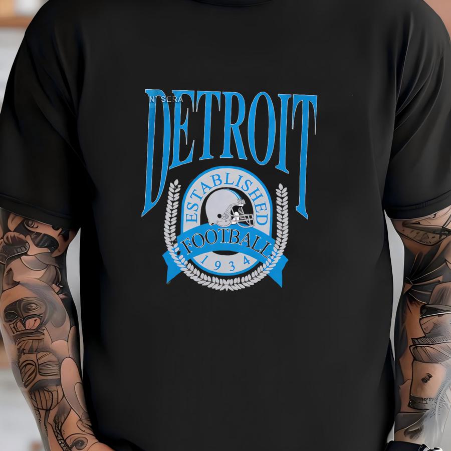 Detroit Football Vintage Style Hoodie, Detroit Football Tee, Detroit Football Shirt,detroit Sweater,sunday Football Fyj18 T-shirt