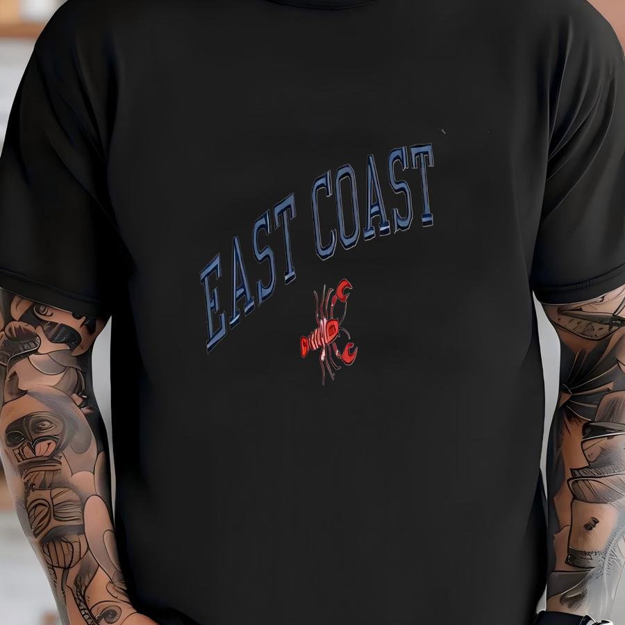 East Lobster Crewneck Sweatshirt | East , Cape Cod, Boston, Hamptons| Al Aesthetic| Fisherman Aesthetic| G18eecl T-shirt