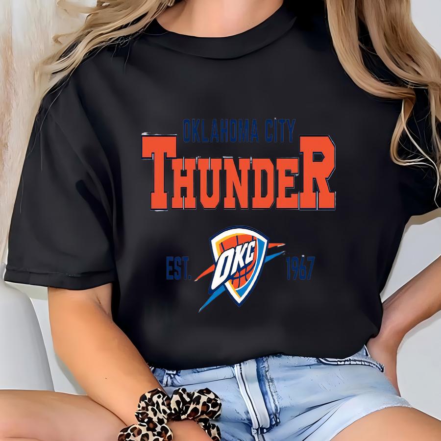 Thunder Shirt, Okc Basketball World Champs Tee ,2025 Champion Shirt ,oklahoma City Sports Fan Gift Thunder Sga Shirt T-shirt