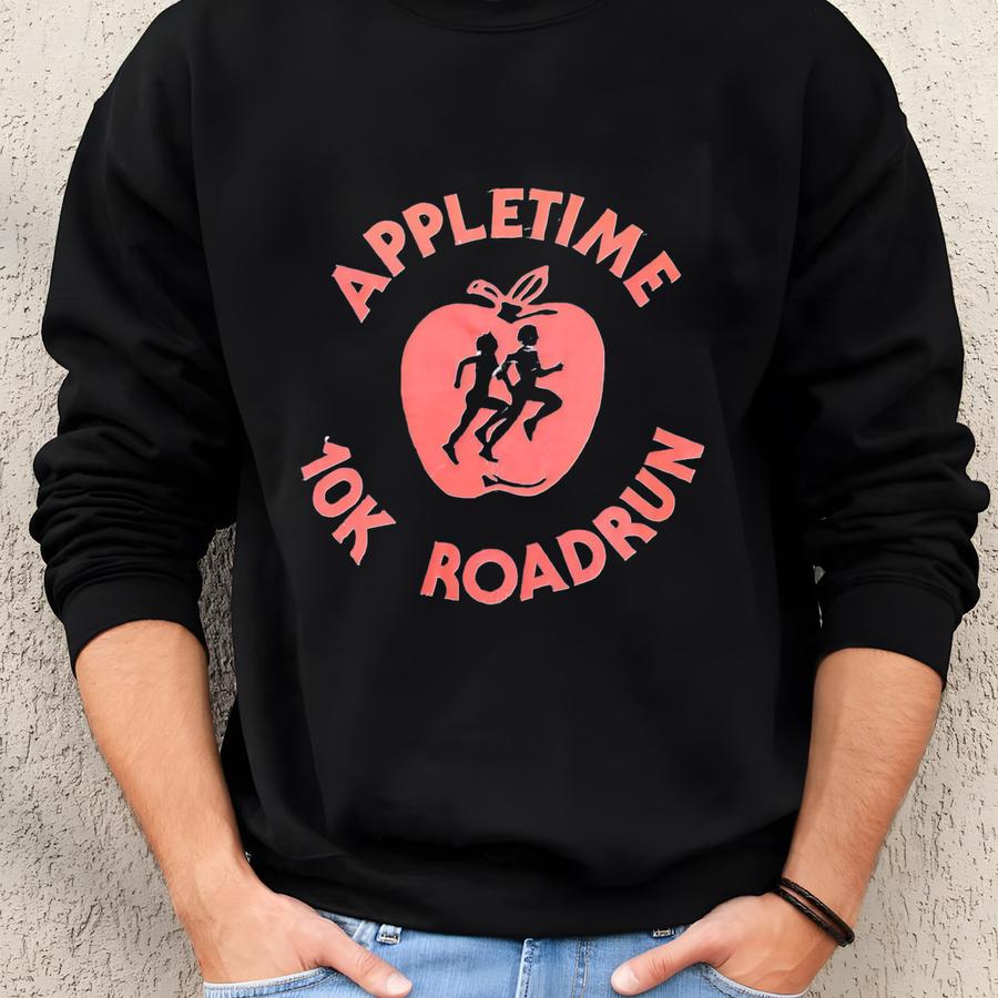 80s Appletime 10k Road Run Race Murphysboro Iillinois Festival T-shirt Large Sweatshirt