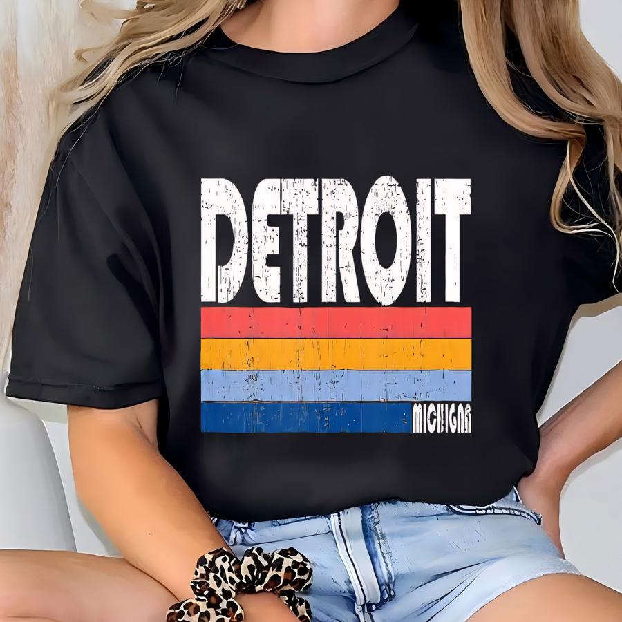 ® Hoodie, Detroit Michigan Shirt, Detroit Mi Shirt, Michigan State, Detroit Sweatshirt, Michigan Gift, Mi Crewneck, Vacation T-shirt