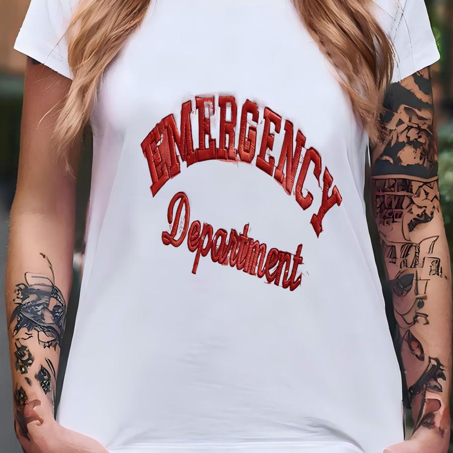 Emergency Department Tone-on-tone Shirt, Er Nurse Sweatshirt, Registered Nurse Gift T-shirt