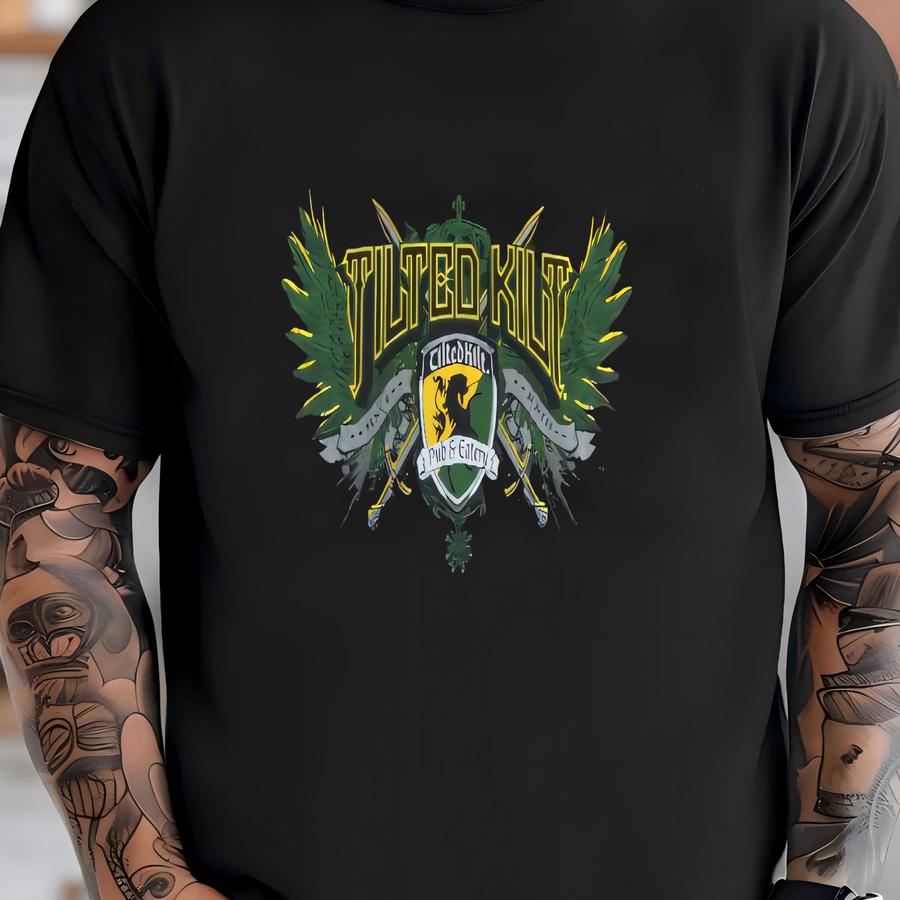 Vintage Tilted Kilt Pub Hoodie Black Xl T-shirt