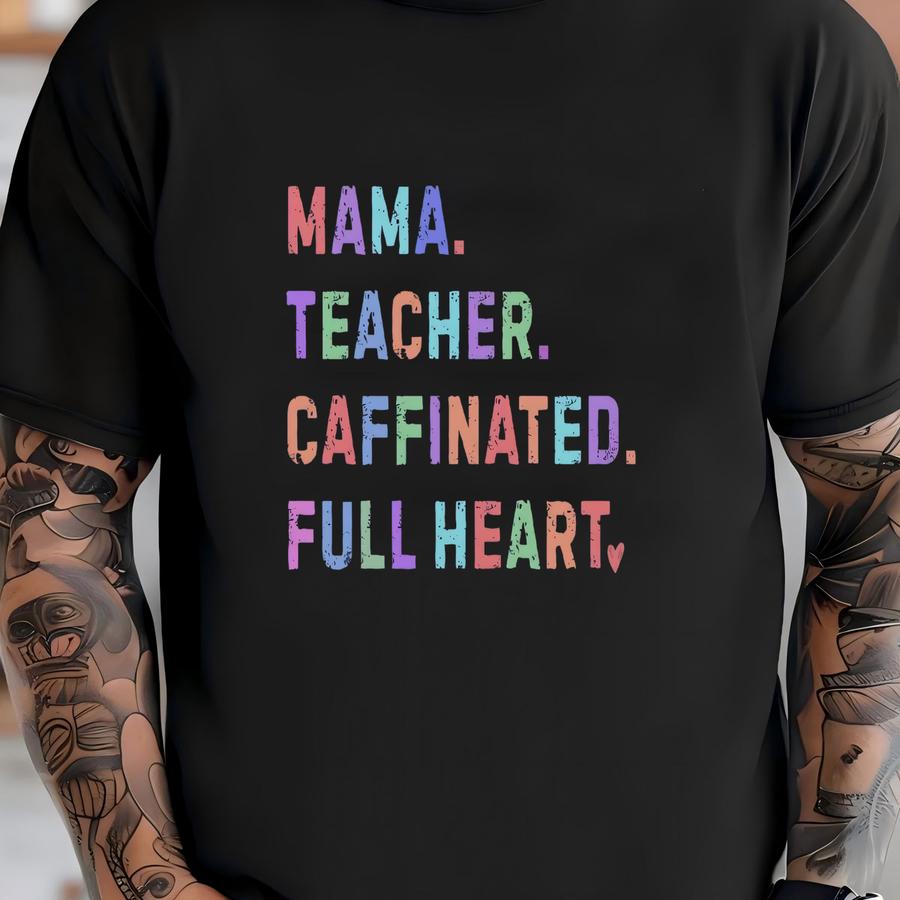 Teacher Mom Shirt Back To School Gift Teacher Appreciation Gift For Mama School Shirt Style Casual Classroom Wear To School Teachers Gift T-shirt