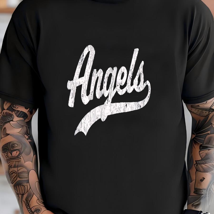 Angels Shirt, Angels Sweatshirt, Baseball Team Shirt, Game Day Gift, Angels Football Tee, Angels School Shirt, Gift For Men, Women T-shirt