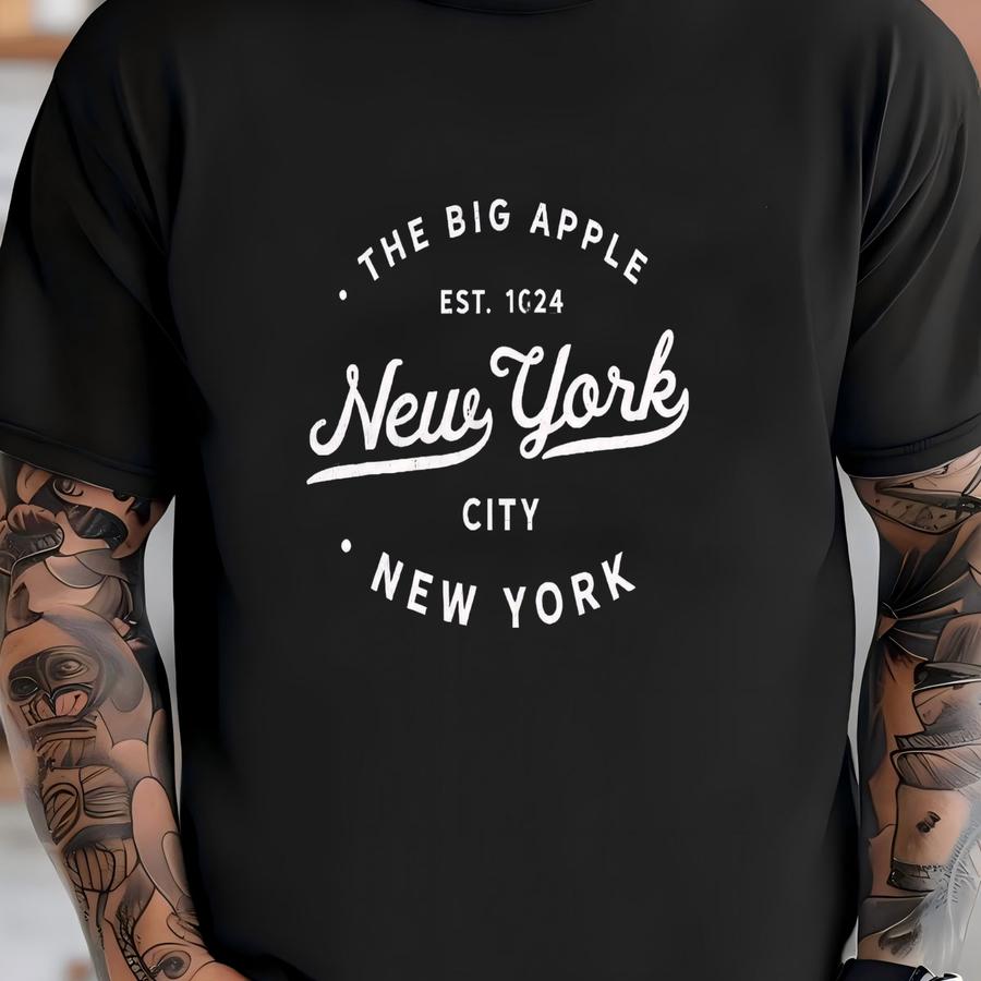 New York State Shirt, New York City Tee, The Big Apple, Nyc Sweatshirt, Ny Hoodie, New York Shirt, Vacation Gift, New York Trip, Varsity Ny T-shirt