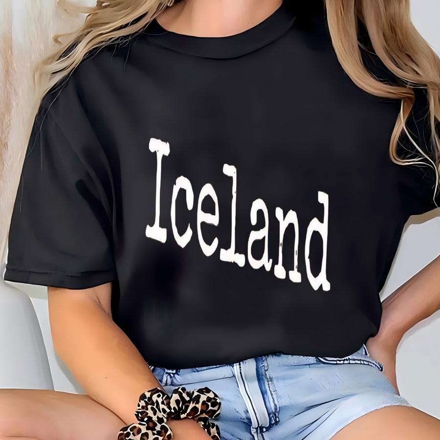® Iceland Shirt, Nordic Pride Tshirt, Travel Tee, Arctic Adventure Shirt, Vintage Vacation Tee, Road Trip Tee, Womens Shirt T-shirt