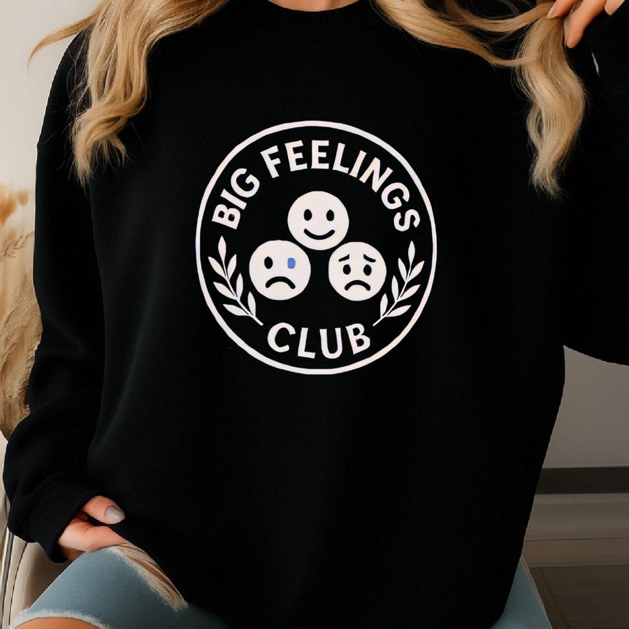 Big Feelings Club Toddler Tee Sweatshirt