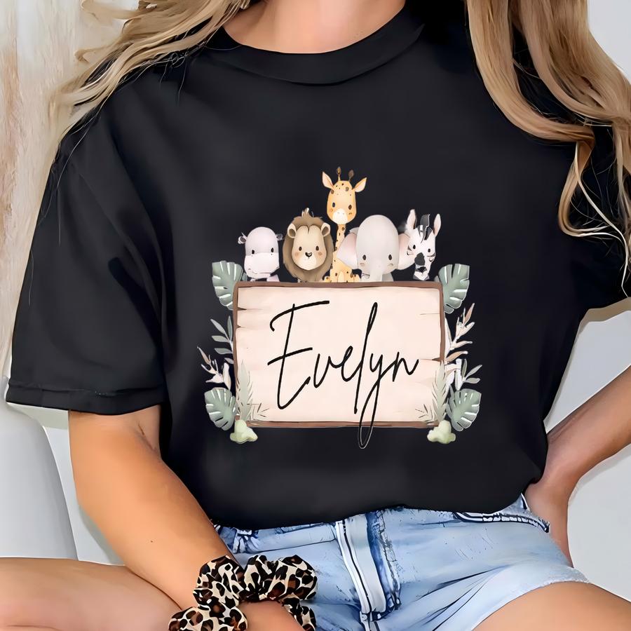 Wild One Family Matching Shirts, 1st Safari Birthday Toddler Shirt, Wild One Safari Birthday,birthday Family Shirt,wild One Birthday Boy T-shirt