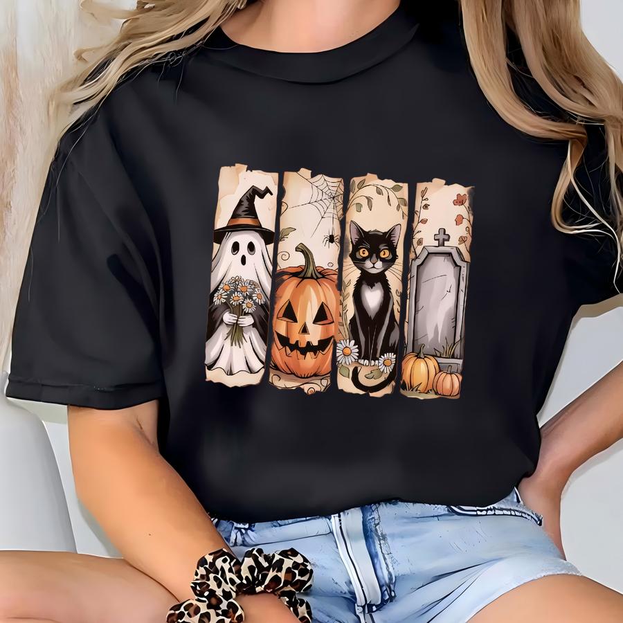 ® Retro Halloween Shirt, Spooky Season Pumpkin Shirt, Long Live Halloween, Vintage Halloween Shirt, Fall Apparel, Retro Shirts T-shirt